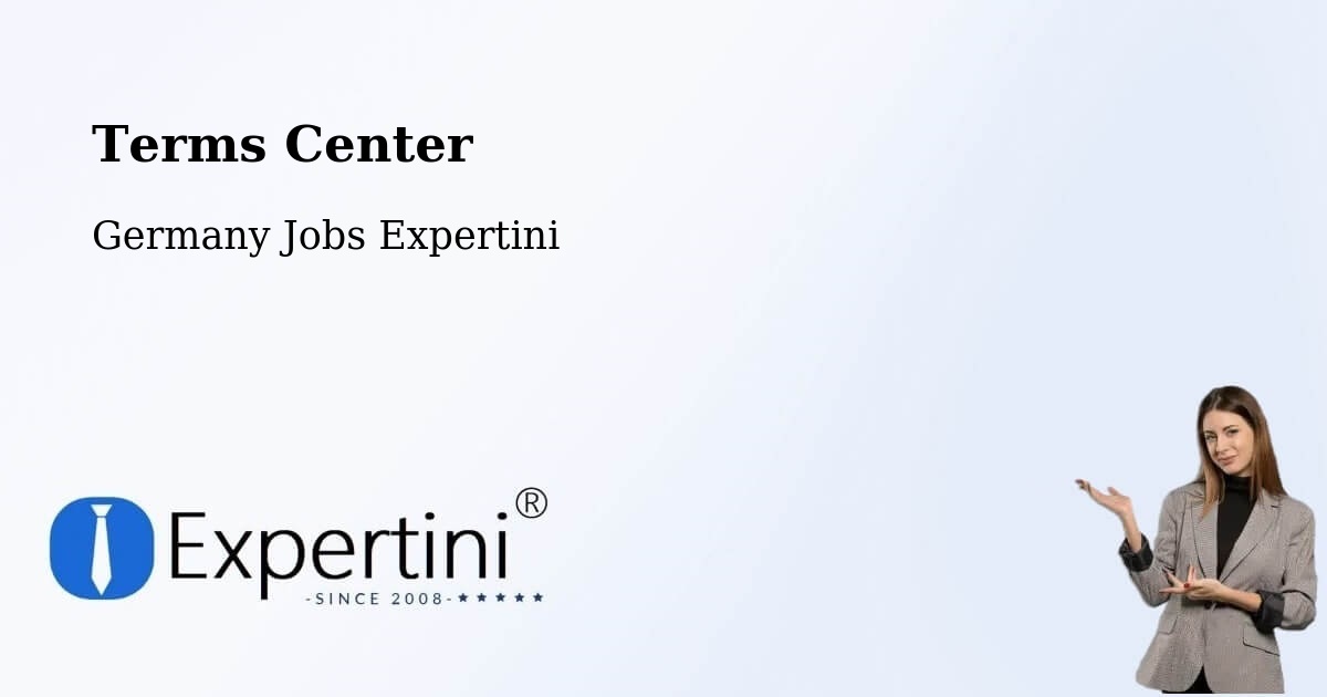 Terms Center - Germany Jobs Expertini